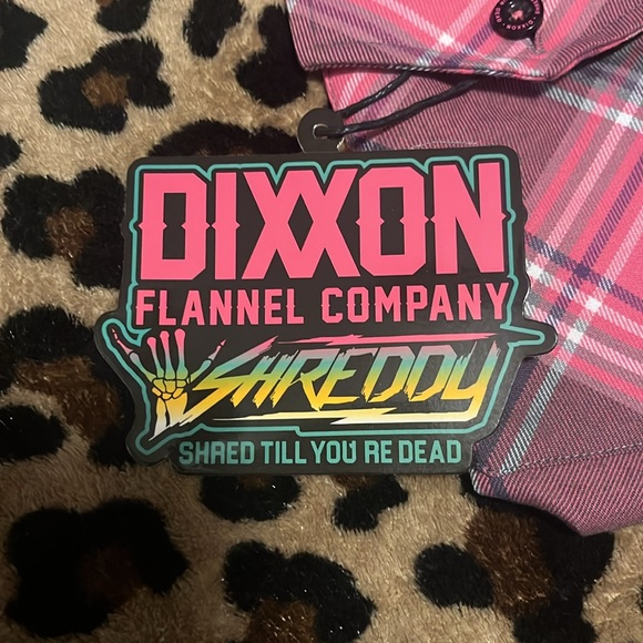 NWT Shreddy Dixxon flannel company size XL shred till you’re dead - Picture 4 of 5